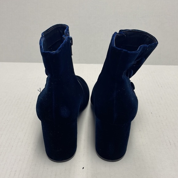 Nine West Khraine velvet blue boots - Picture 4 of 9